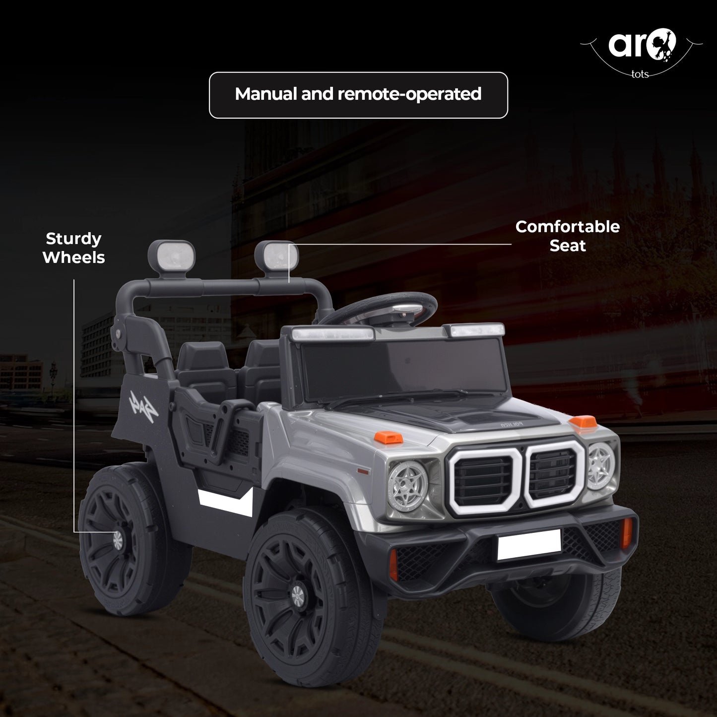 BH80E Kids Ride On Electric Car with Stylish Design by AROTOTS
