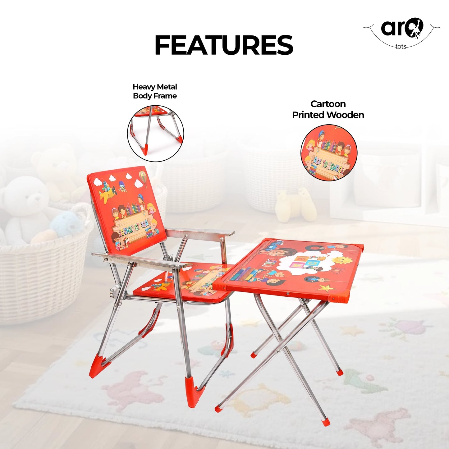 Table Chair NM for Kids Study and Comfort by AROTOTS