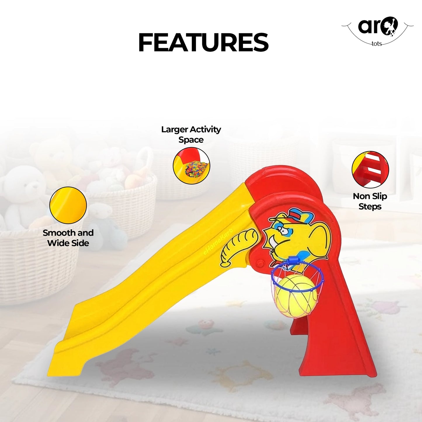Big Kids Slide for Outdoor Play and Fun by AROTOTS