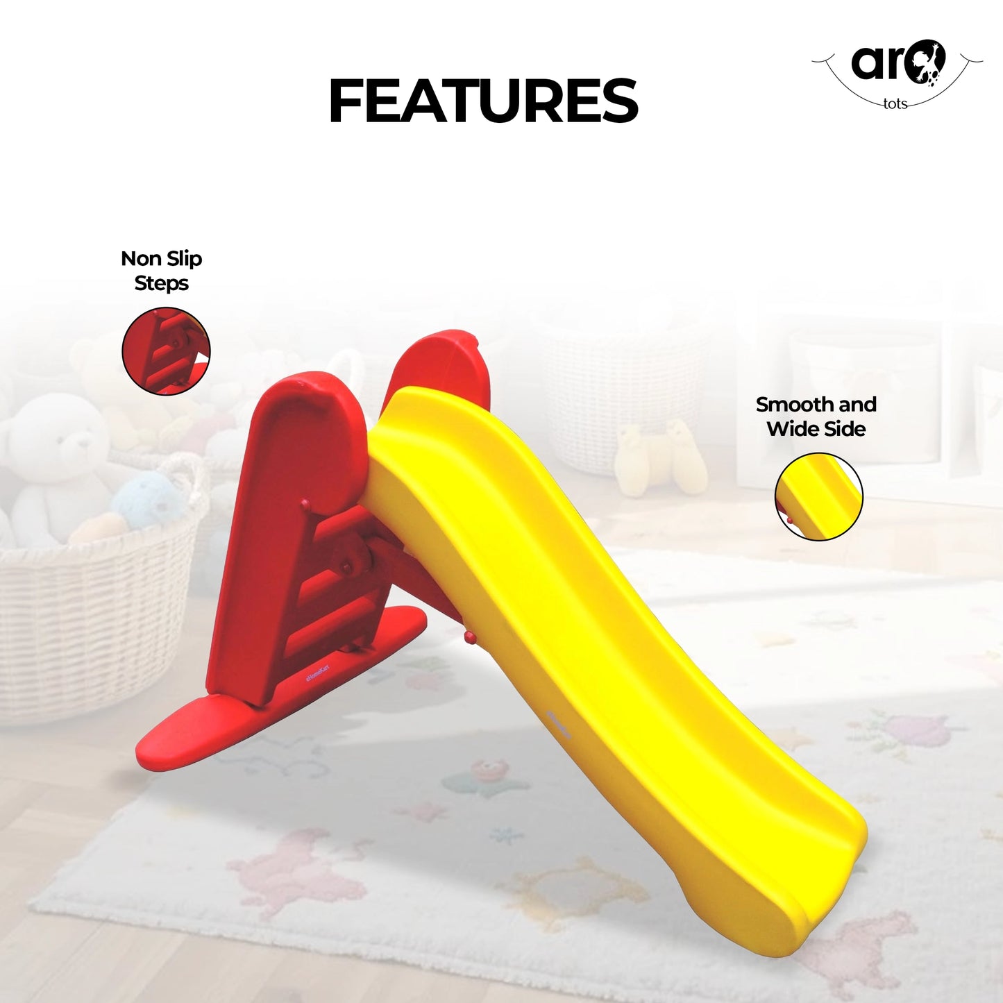 Jumbo Kids Slide for Large Outdoor Play by AROTOTS