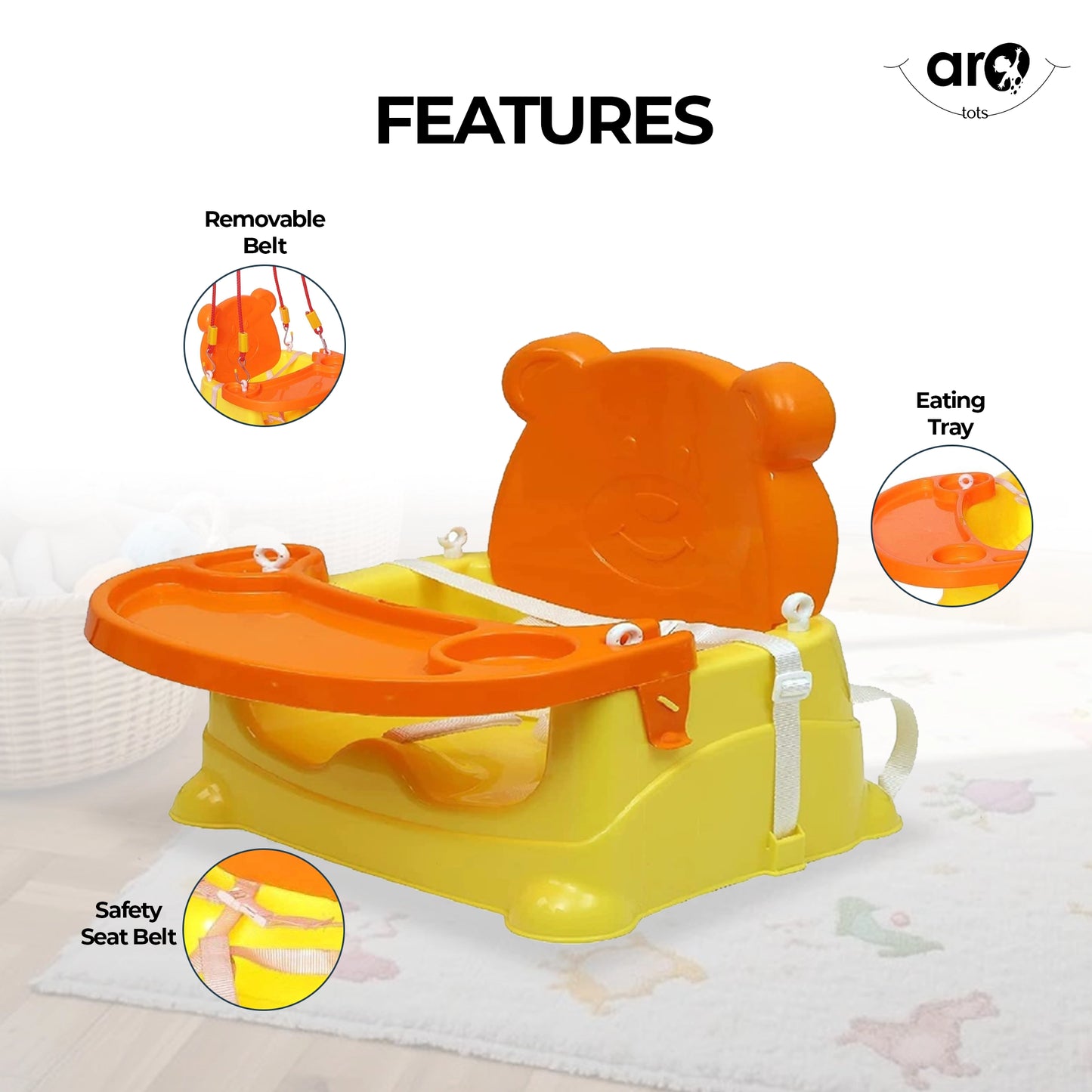 6 in 1 Kids Swing AJ for Multi-Activity Fun by AROTOTS