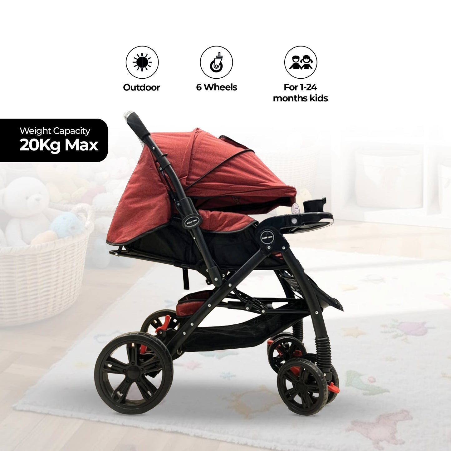 6616 S Kids Stroller for Convenient Outdoor Travel by AROTOTS