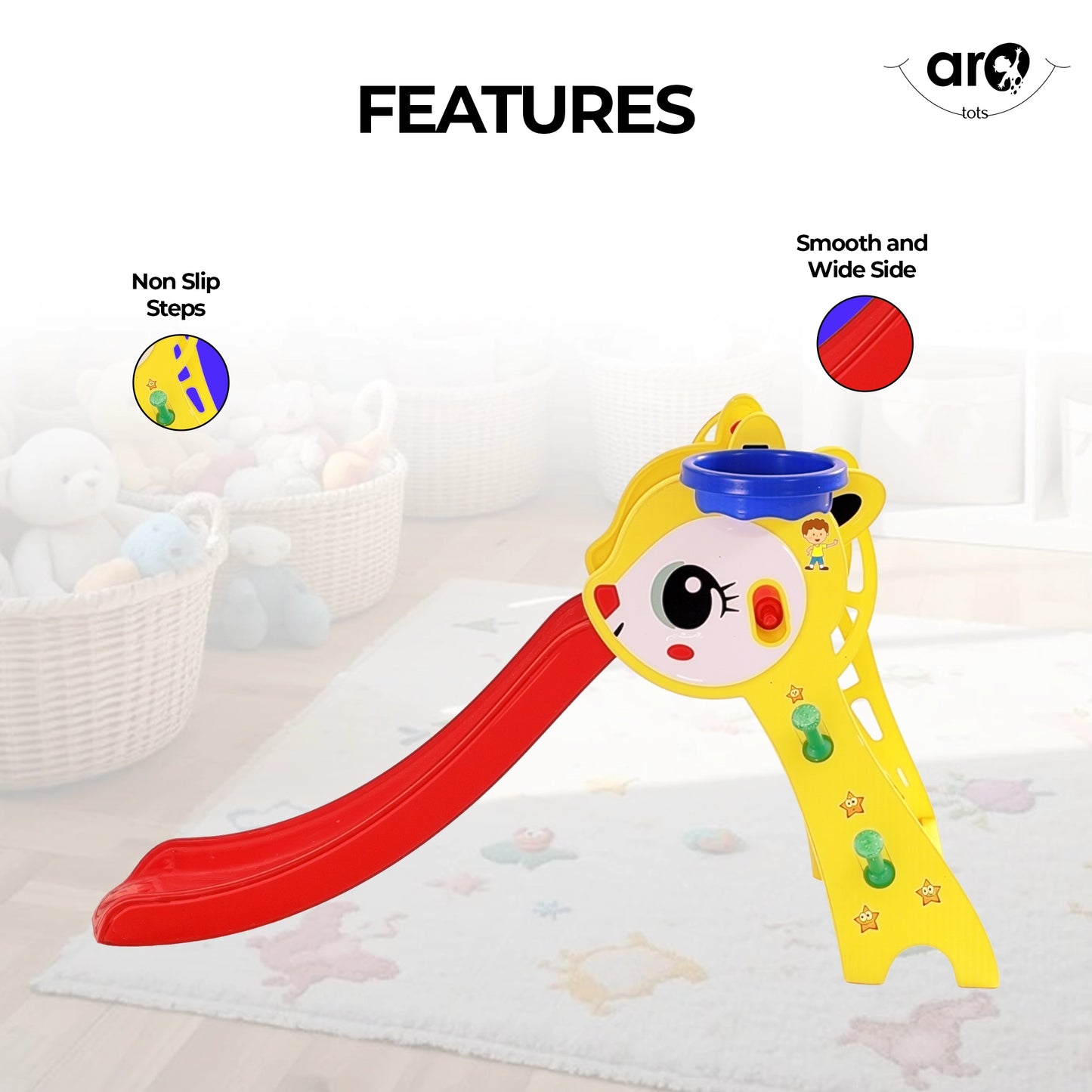 Rabbit Kids Slide for Fun and Safe Play by AROTOTS