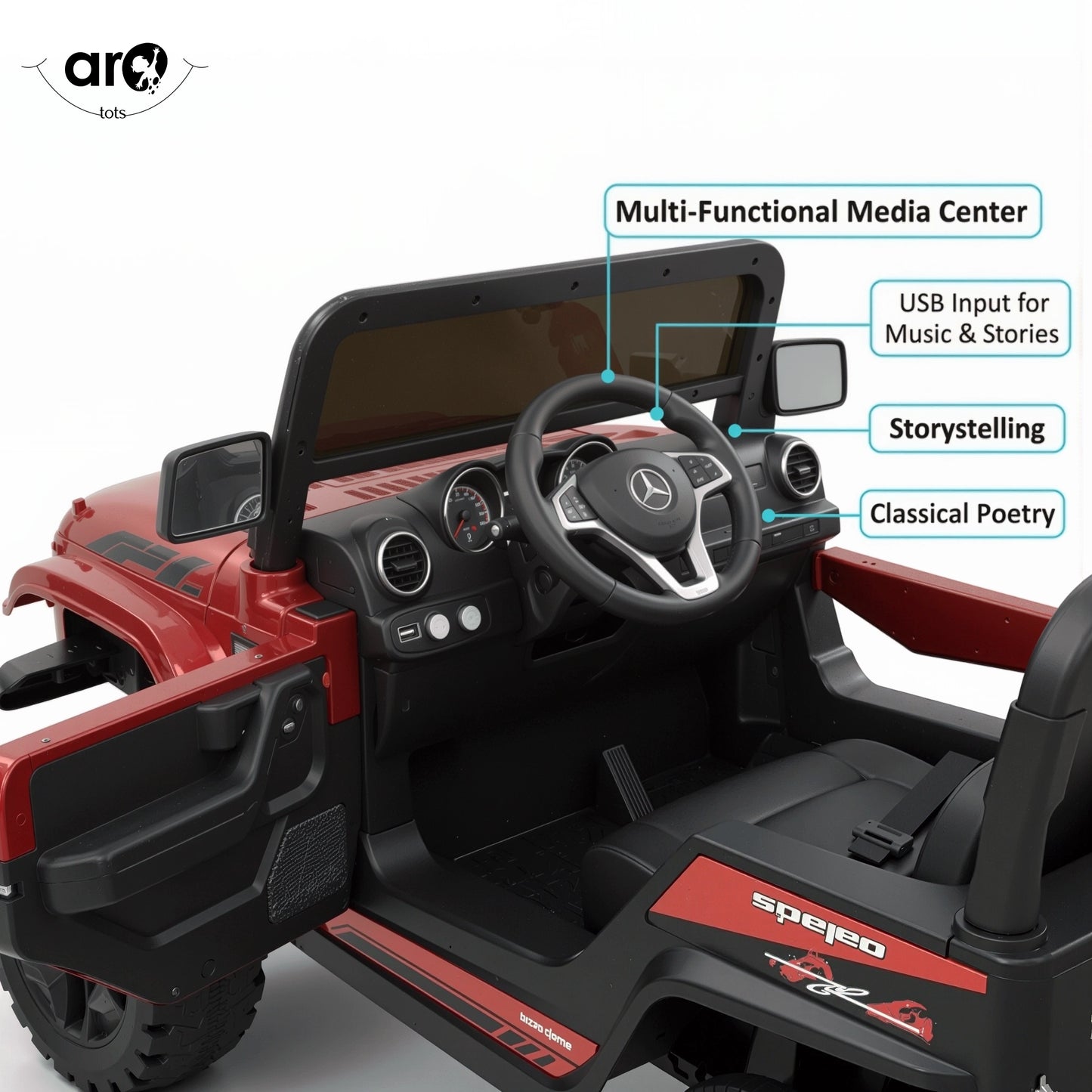 G63 Kids Luxury SUV Style Ride On Car by AROTOTS