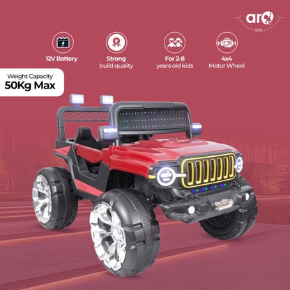 6100 Kids Jeep Ride On Car for Outdoor Driving by AROTOTS