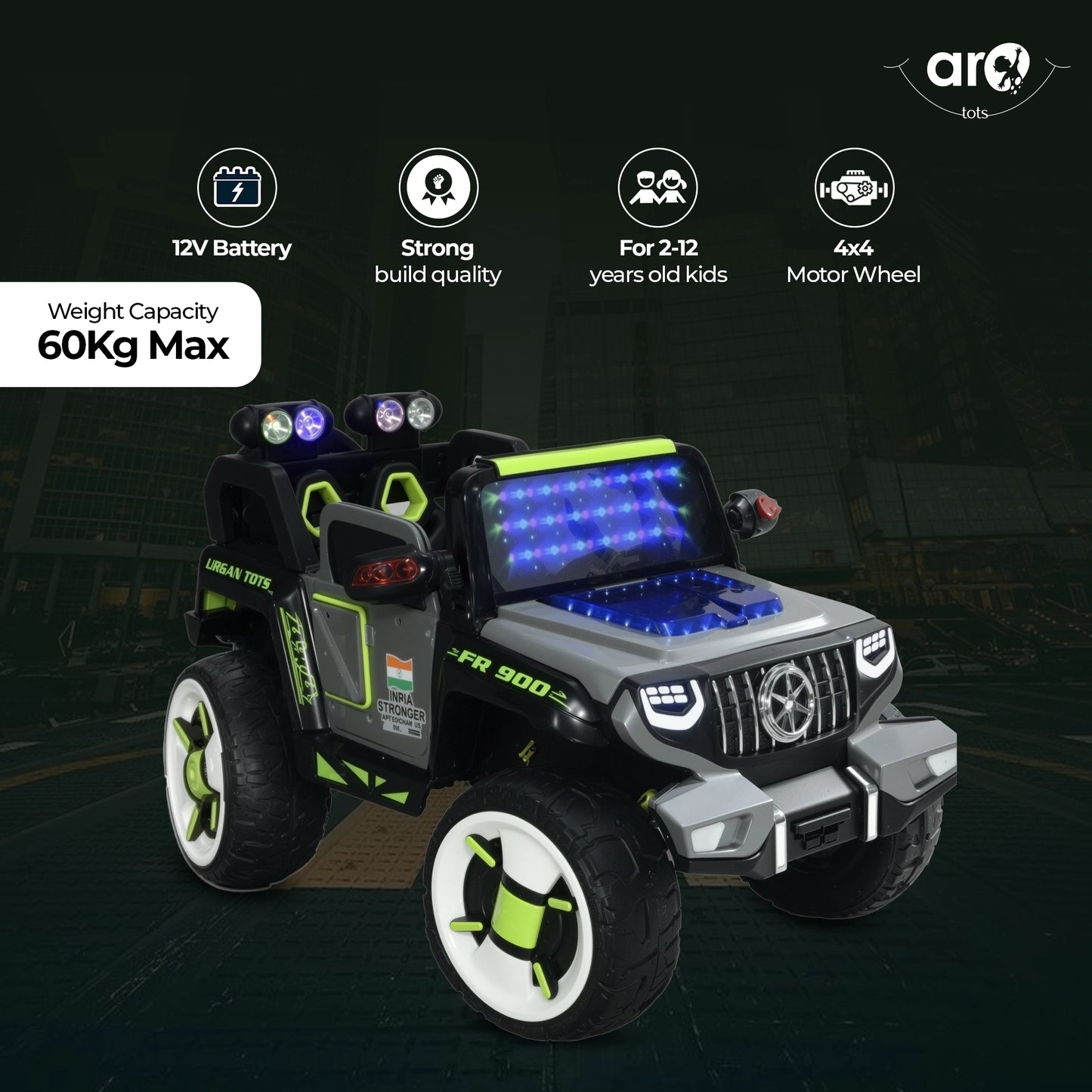 2288 Kids Jeep Ride On Car by AROTOTS
