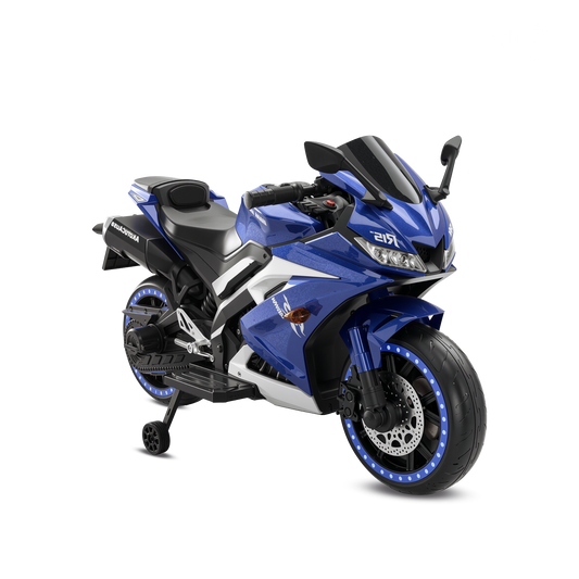 Kids Yamaha R15 Style Electric Ride On Bike - AROTOTS