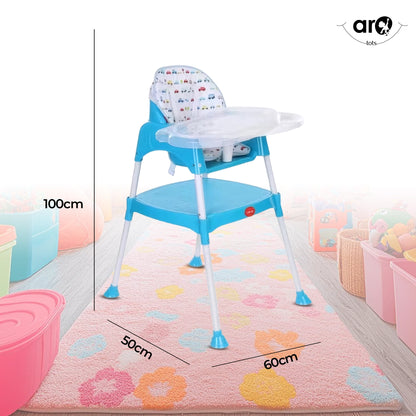 4 in 1 Yummy Kids High Chair for Feeding and Play by AROTOTS