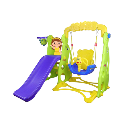 Dolphin Kids Slide with Swing for Extra Fun by AROTOTS
