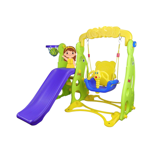 Dolphin Kids Slide with Swing for Extra Fun by AROTOTS