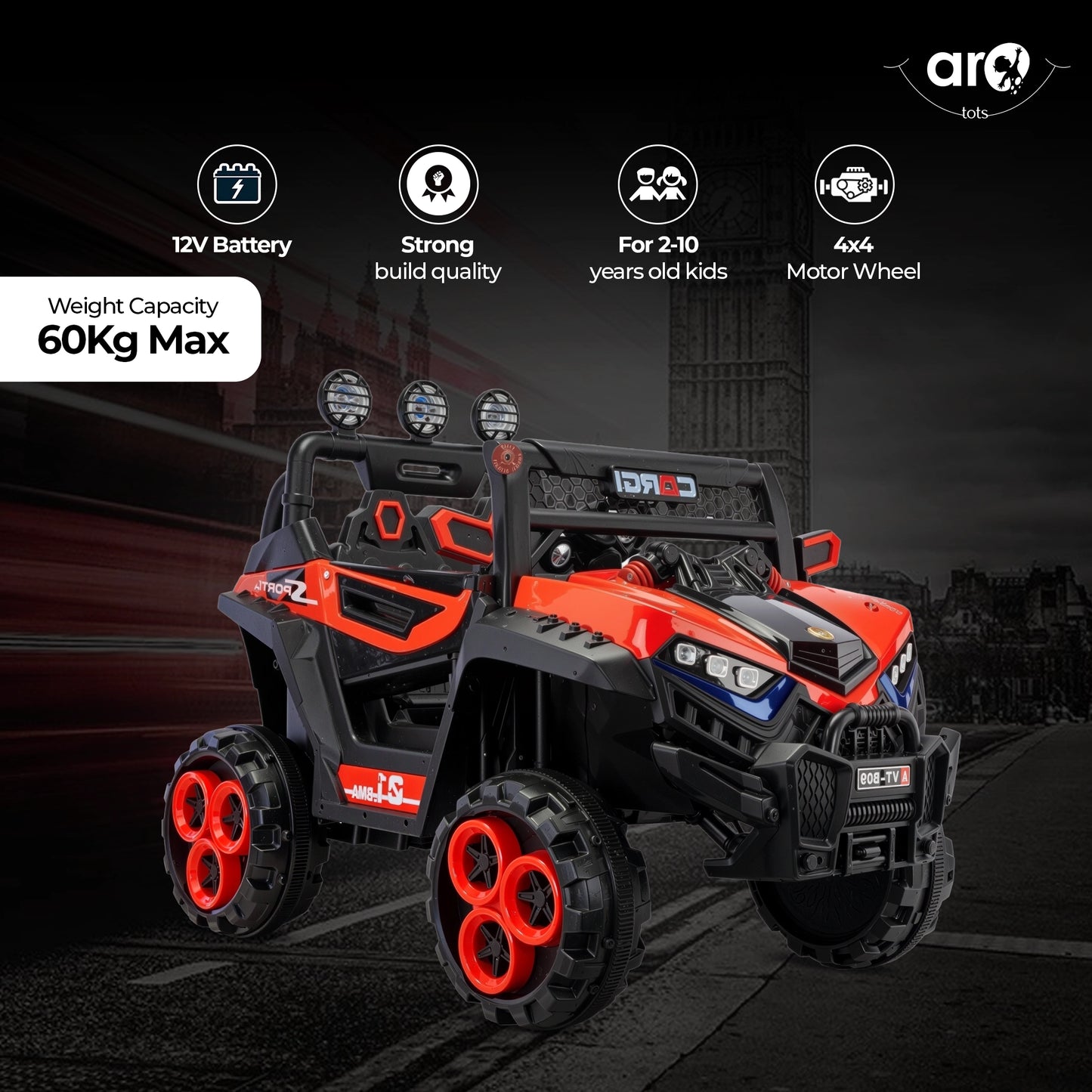 Hummer Kids SUV Style Ride On Car by AROTOTS