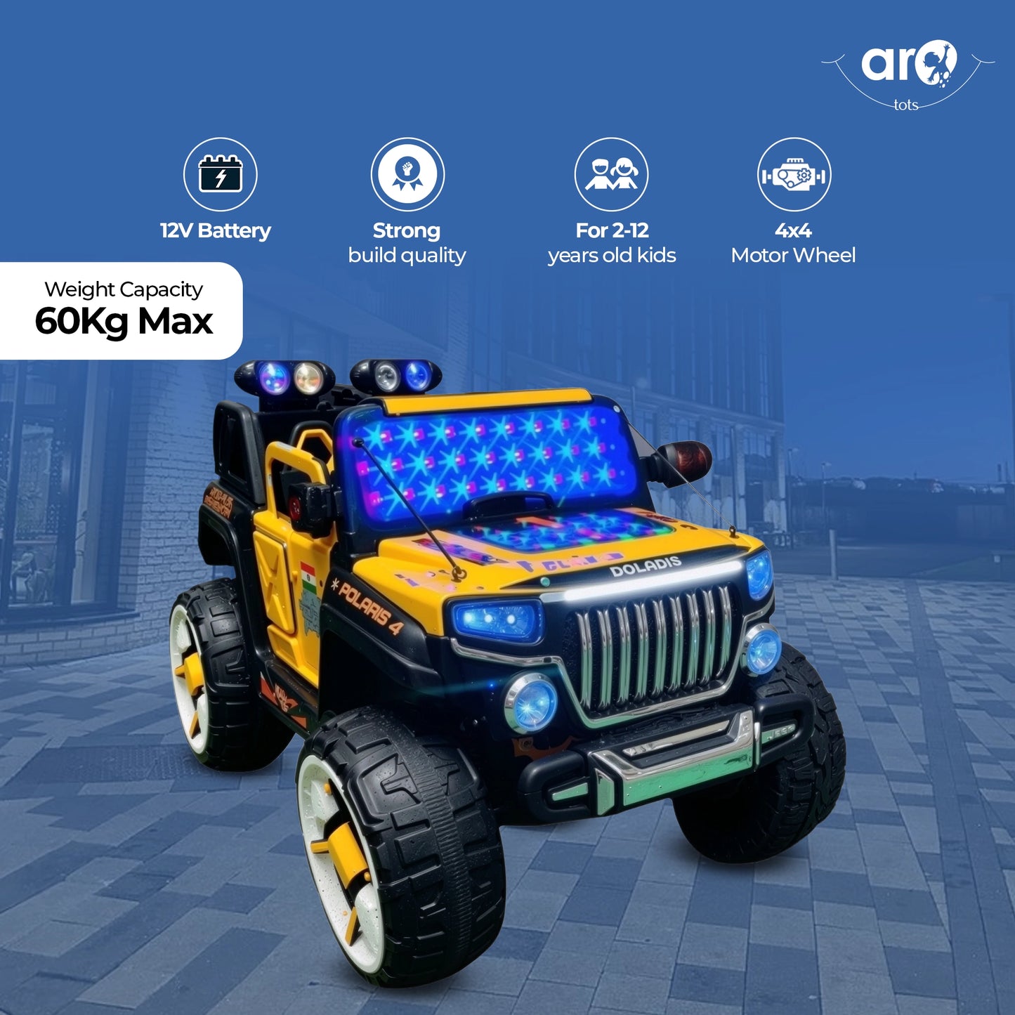2488 Kids Jeep Battery Operated Ride On by AROTOTS