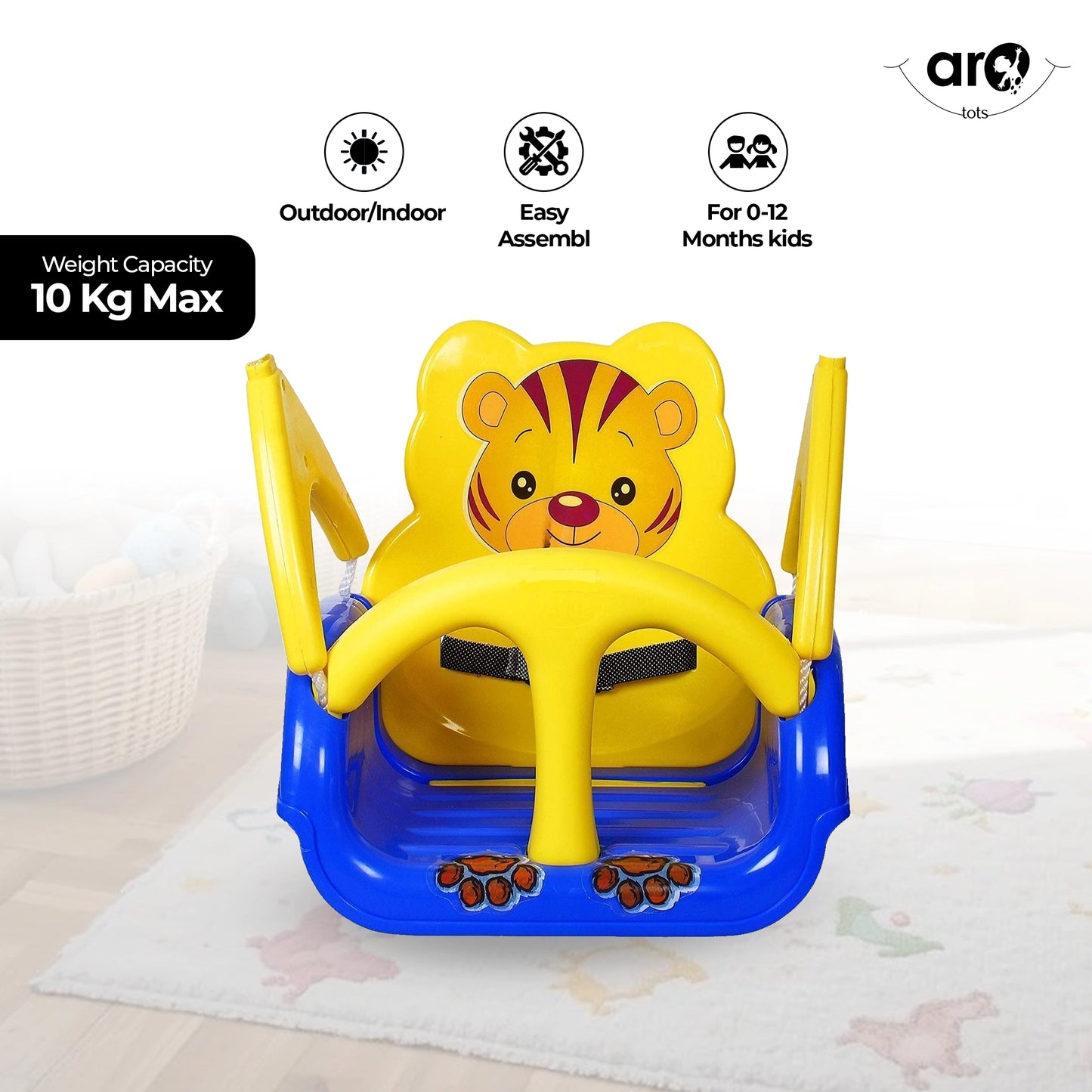 Panda Kids Swing Plain & Musical for Double Fun by AROTOTS