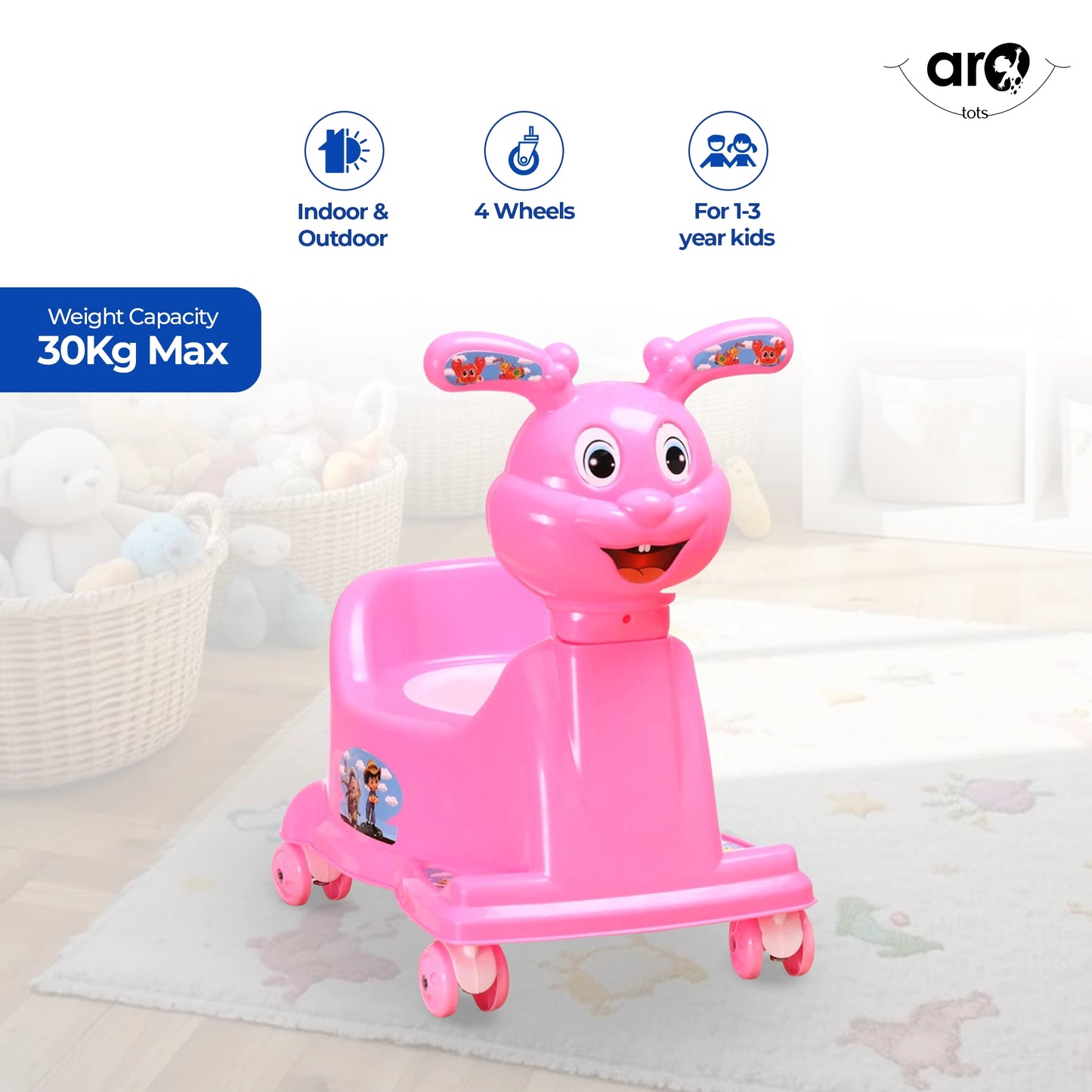 Rabbit Kids Potty Chair for Easy Toilet Training by AROTOTS