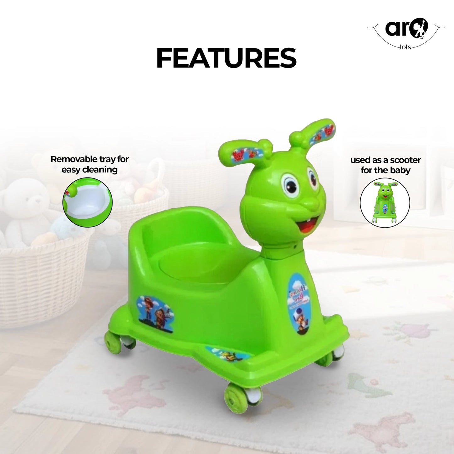 Catty Kids Potty Chair for Toilet Training by AROTOTS