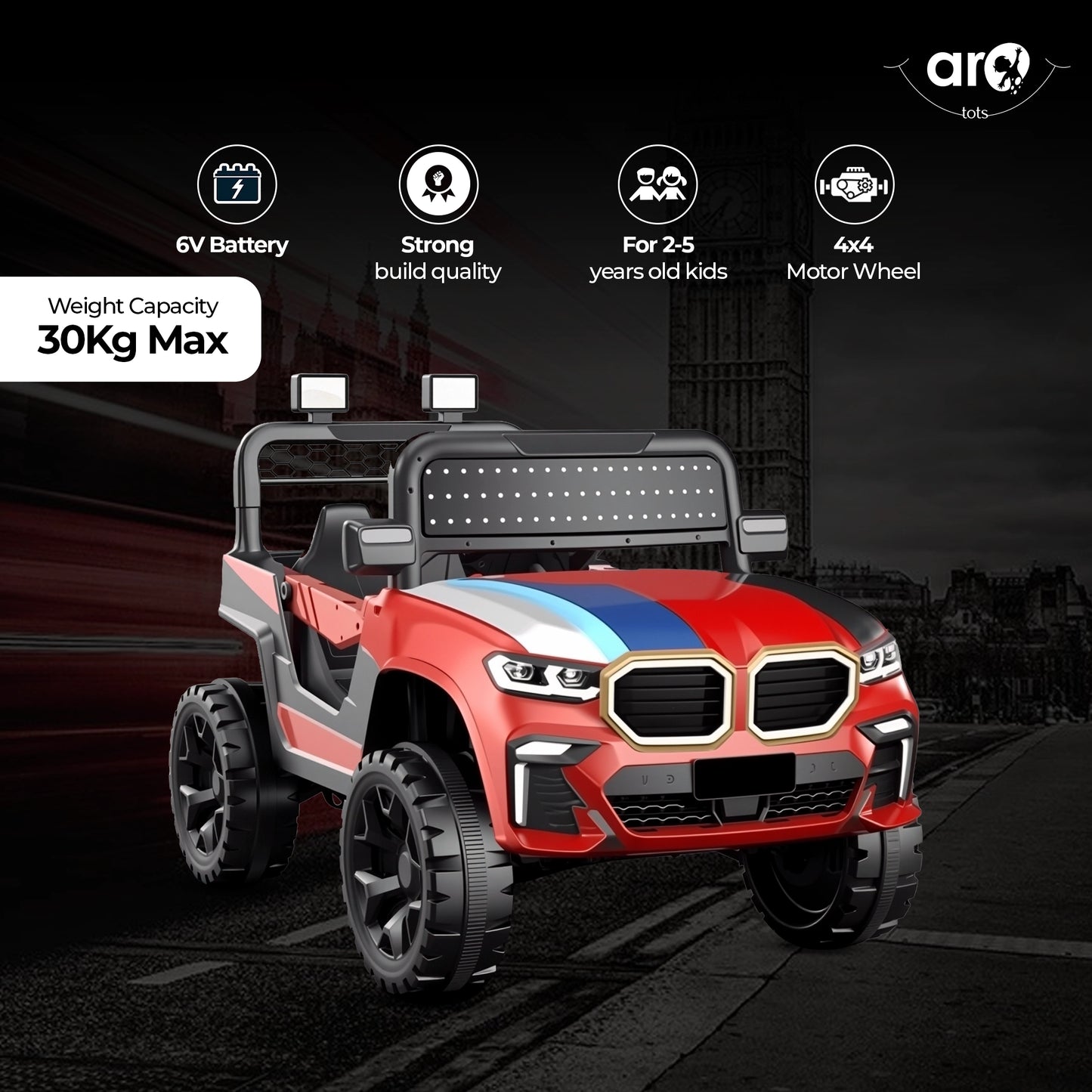888 Kids BMW Style Ride On Car by AROTOTS