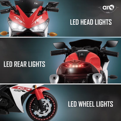 Kids Yamaha R3 UT Style Electric Ride On Bike - AROTOTS