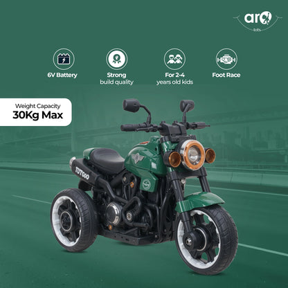Kids Hawk Style Electric Ride On Bike - AROTOTS