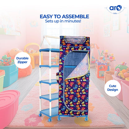 Jumbo Plastic Kids Almirah for Extra Storage Space by AROTOTS