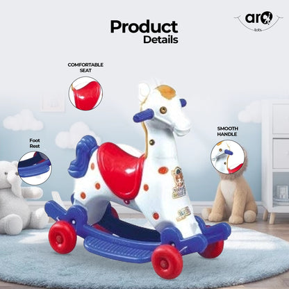 Sultana Horse Kids Ride On Toy for Smooth Riding by AROTOTS