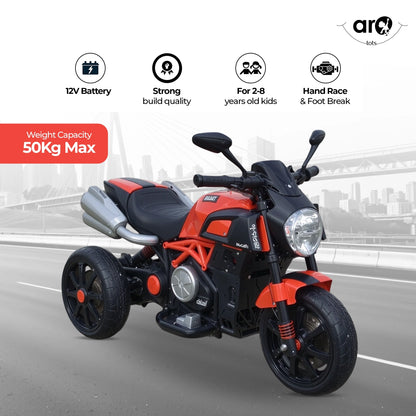Kids Ducati 6688 Style Hand Ride Racing Bike - AROTOTS