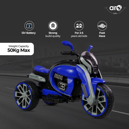 Kids Police Style Electric Ride On Bike - AROTOTS