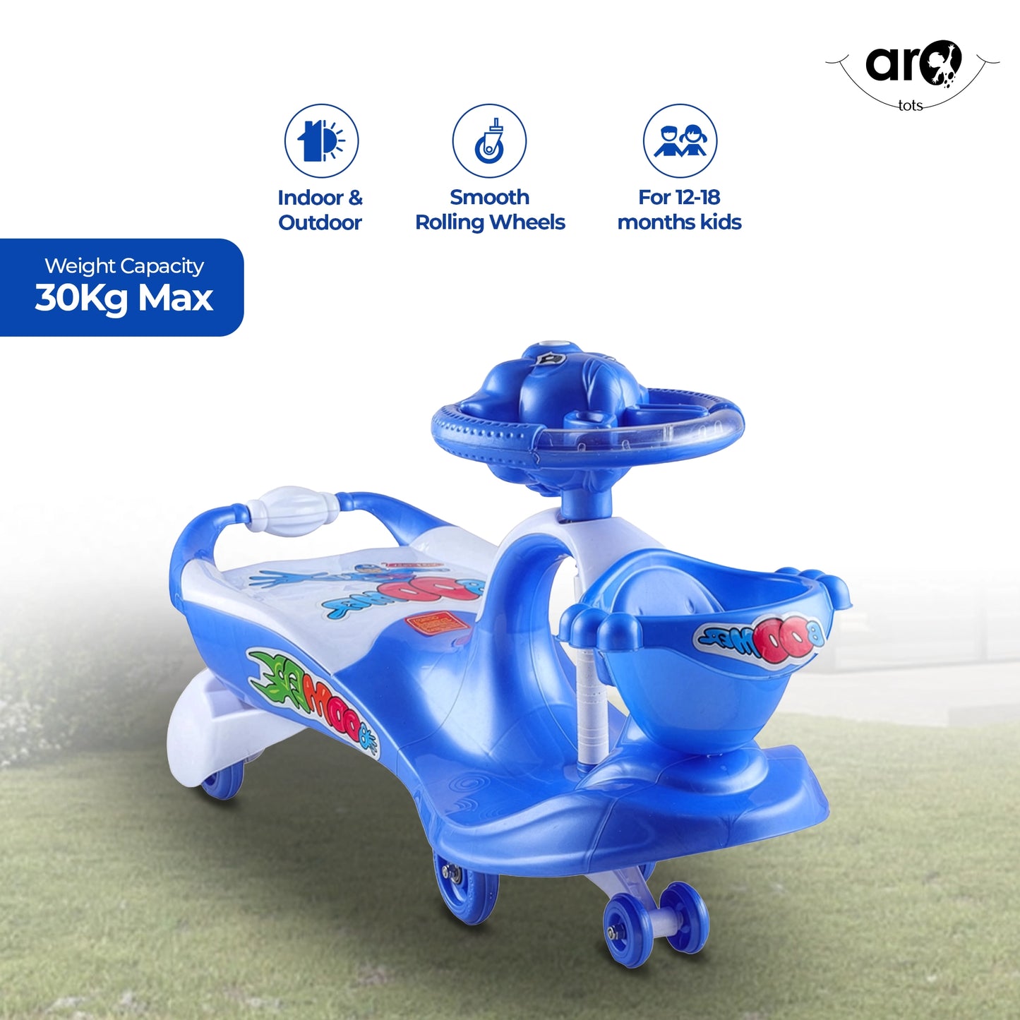 Boomer Kids Magic Car Ride On Toy Single Box by AROTOTS