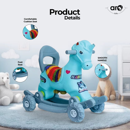 Unicorn Teka Kids Ride On Toy for Kids Playtime by AROTOTS