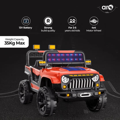 528 Kids Jeep Ride On Car for Outdoor Fun by AROTOTS