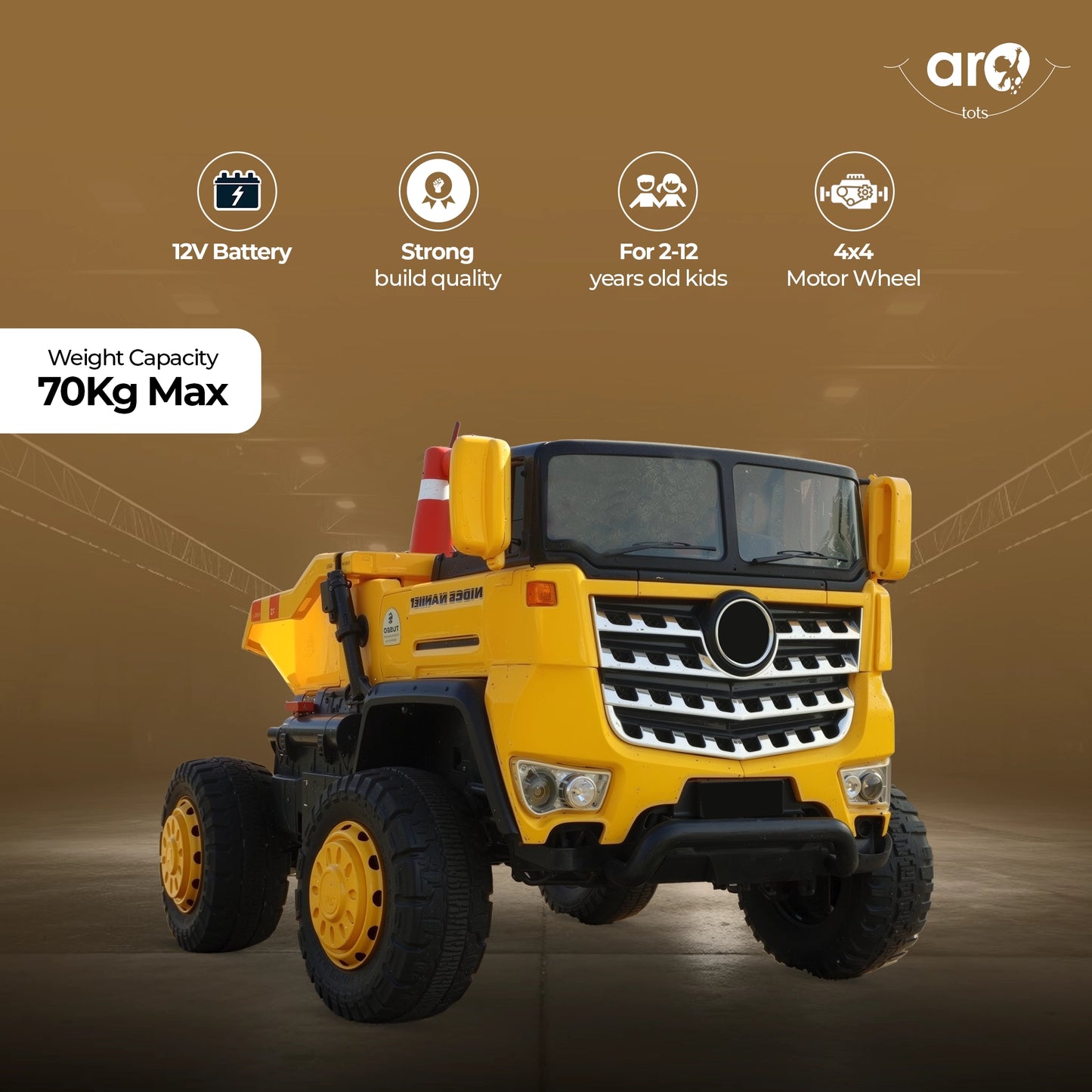 788 Kids Truck Ride On Toy Vehicle by AROTOTS