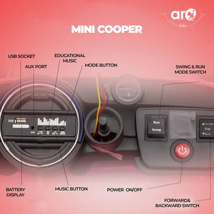 Mini Cooper Style Toy Car for Kids – AROTOTS