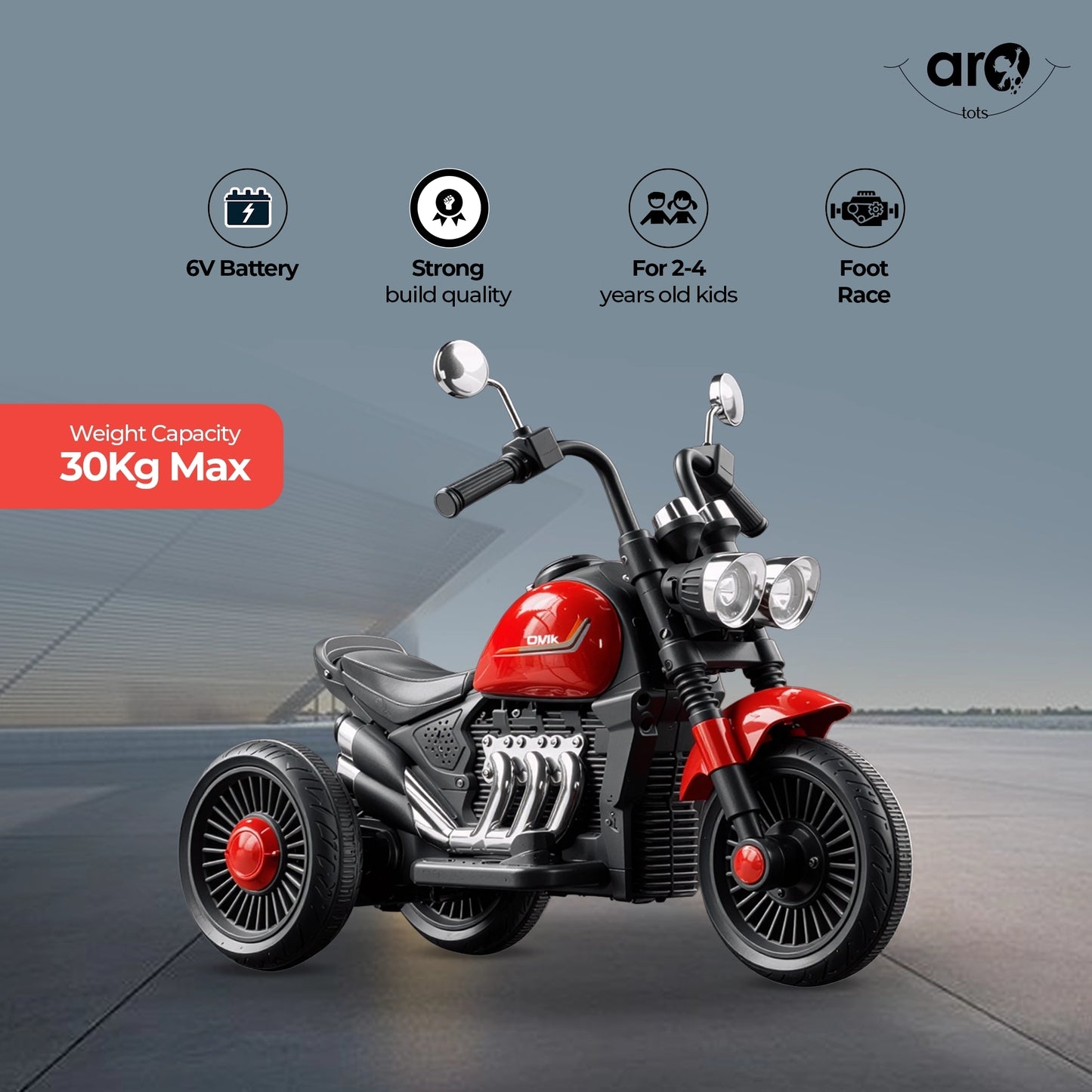 Kids Boxer Style Battery Operated Bike - AROTOTS