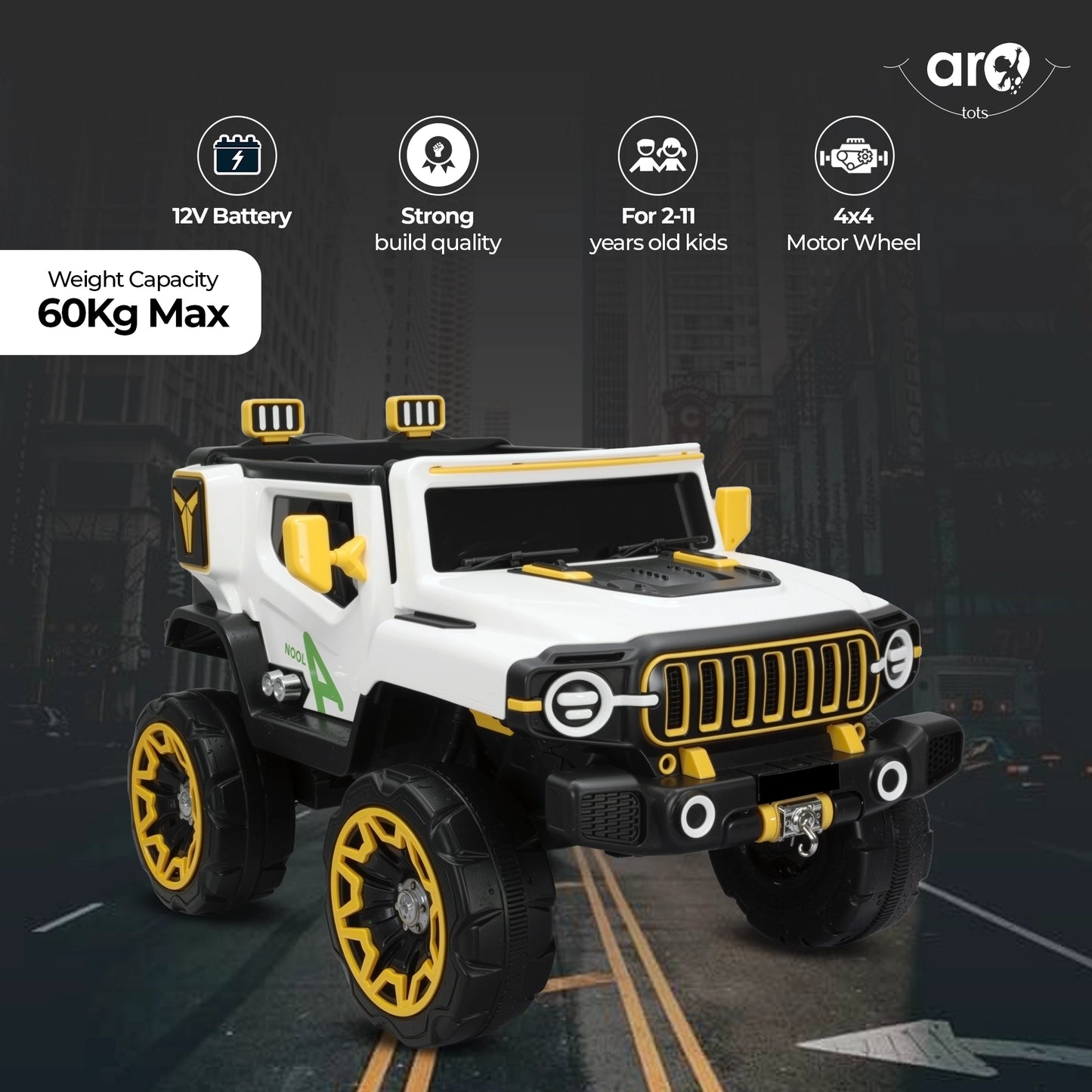 1699 Kids Jeep Ride On Car by AROTOTS