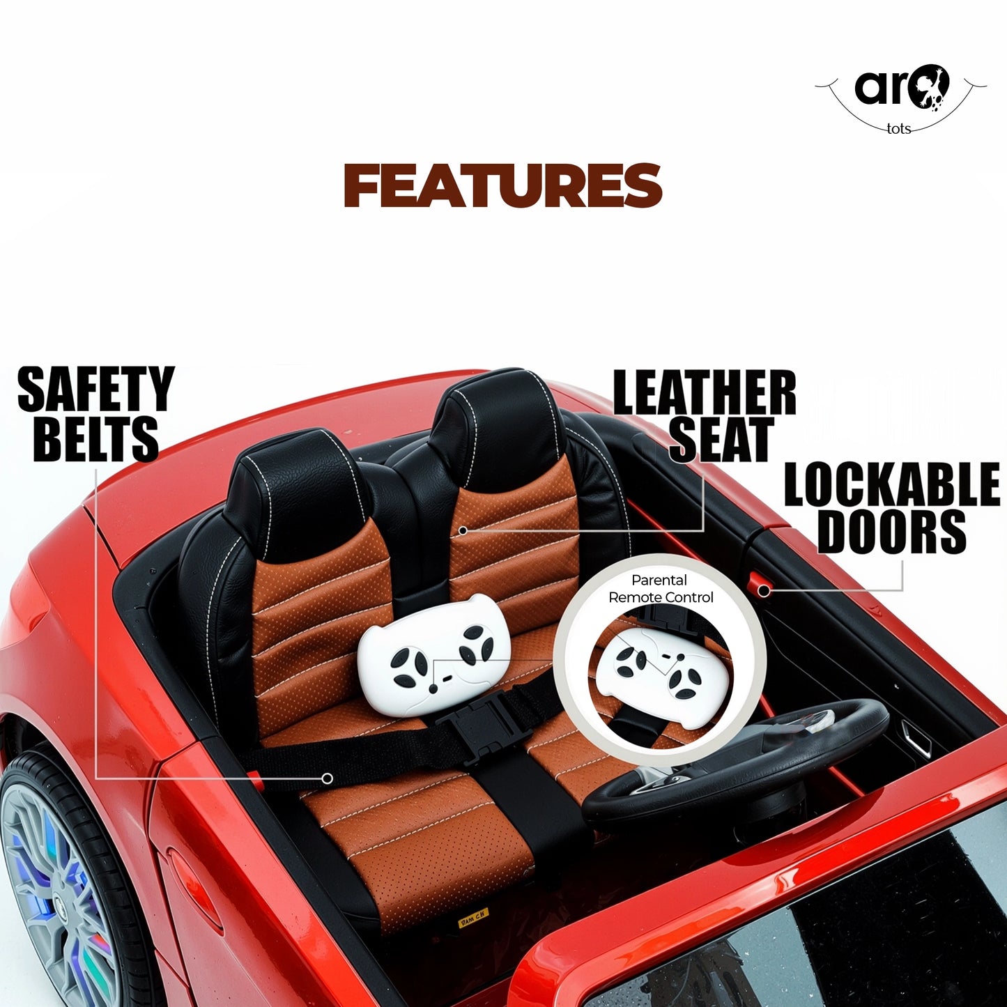 Dream Car DL 1000 Kids Ride On Toy Car – AROTOTS