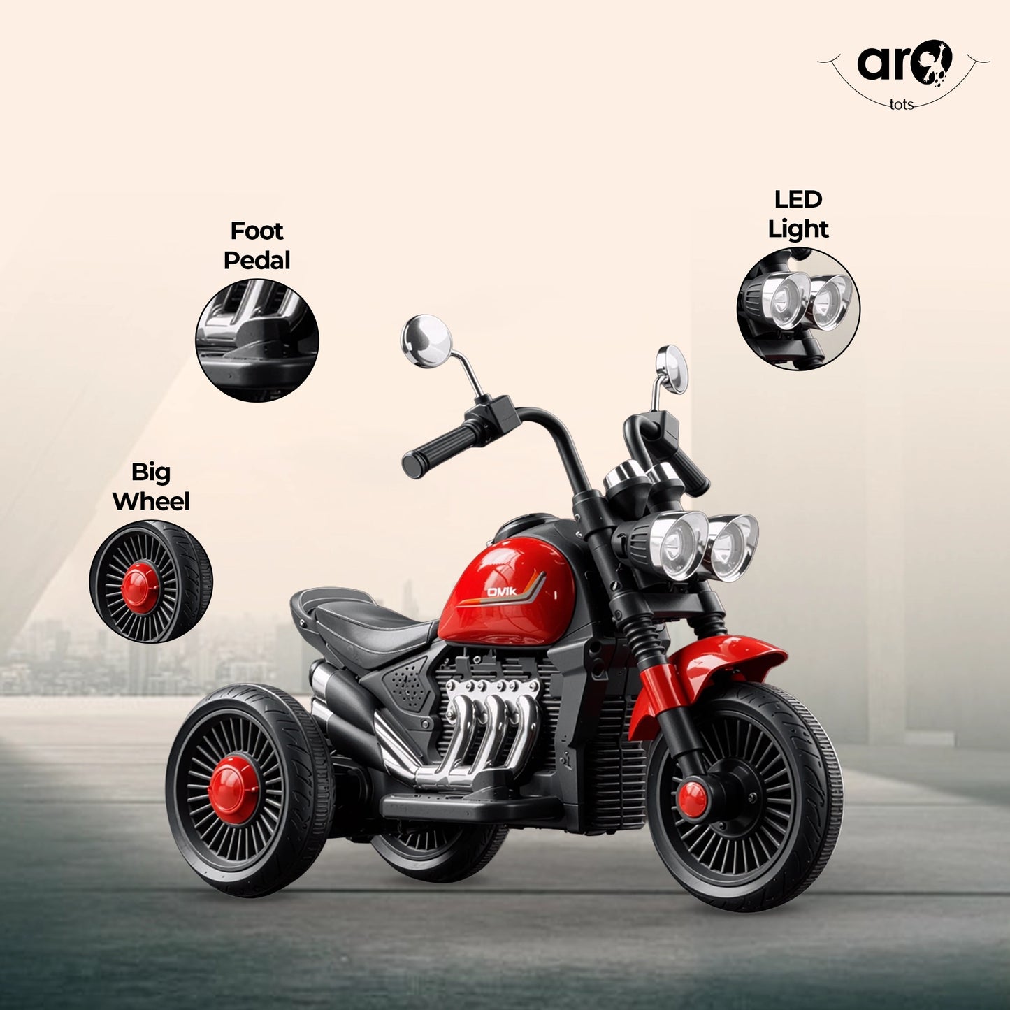 Kids Boxer Style Battery Operated Bike - AROTOTS