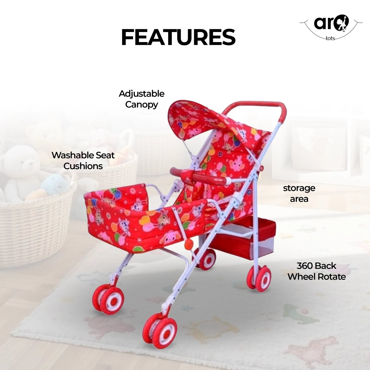 G One Baby Prams for Safe and Stylish Travel by AROTOTS