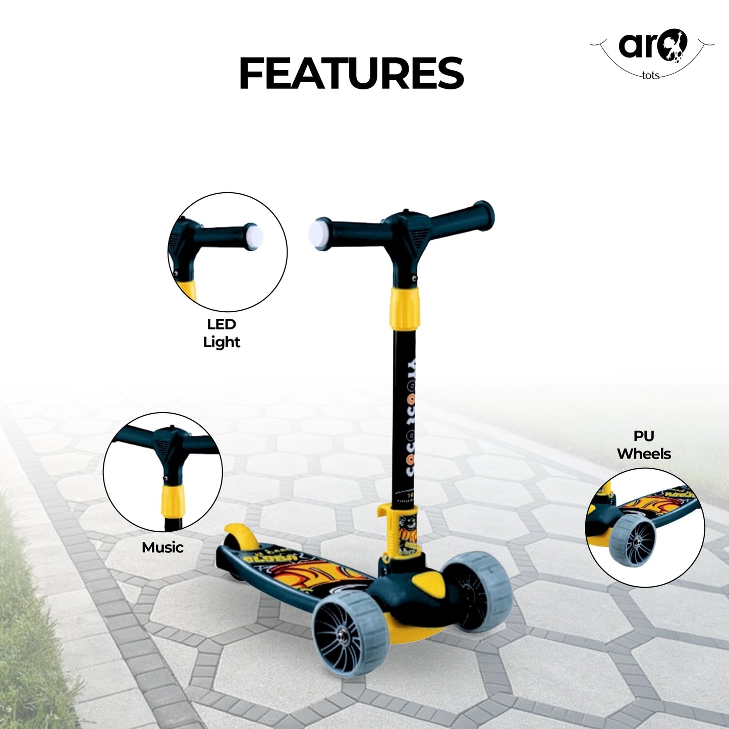 Coco Kids Scooty for Safe and Enjoyable Ride by AROTOTS
