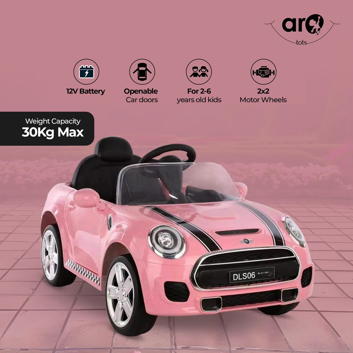 Mini Cooper Style Toy Car for Kids – AROTOTS