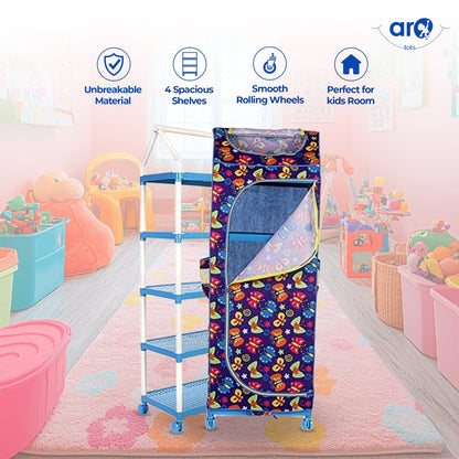 Jumbo Plastic Kids Almirah for Extra Storage Space by AROTOTS