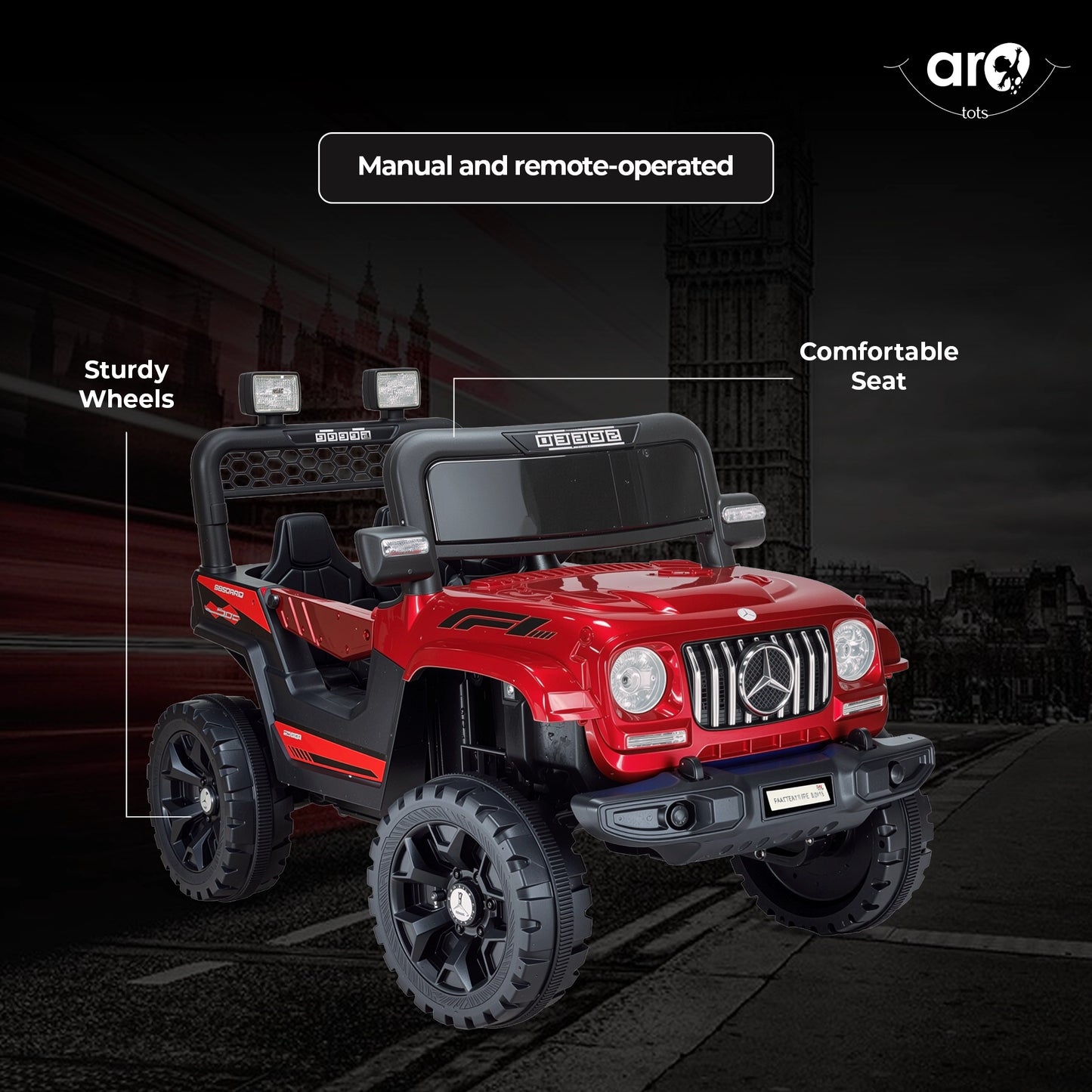 G63 Kids Luxury SUV Style Ride On Car by AROTOTS