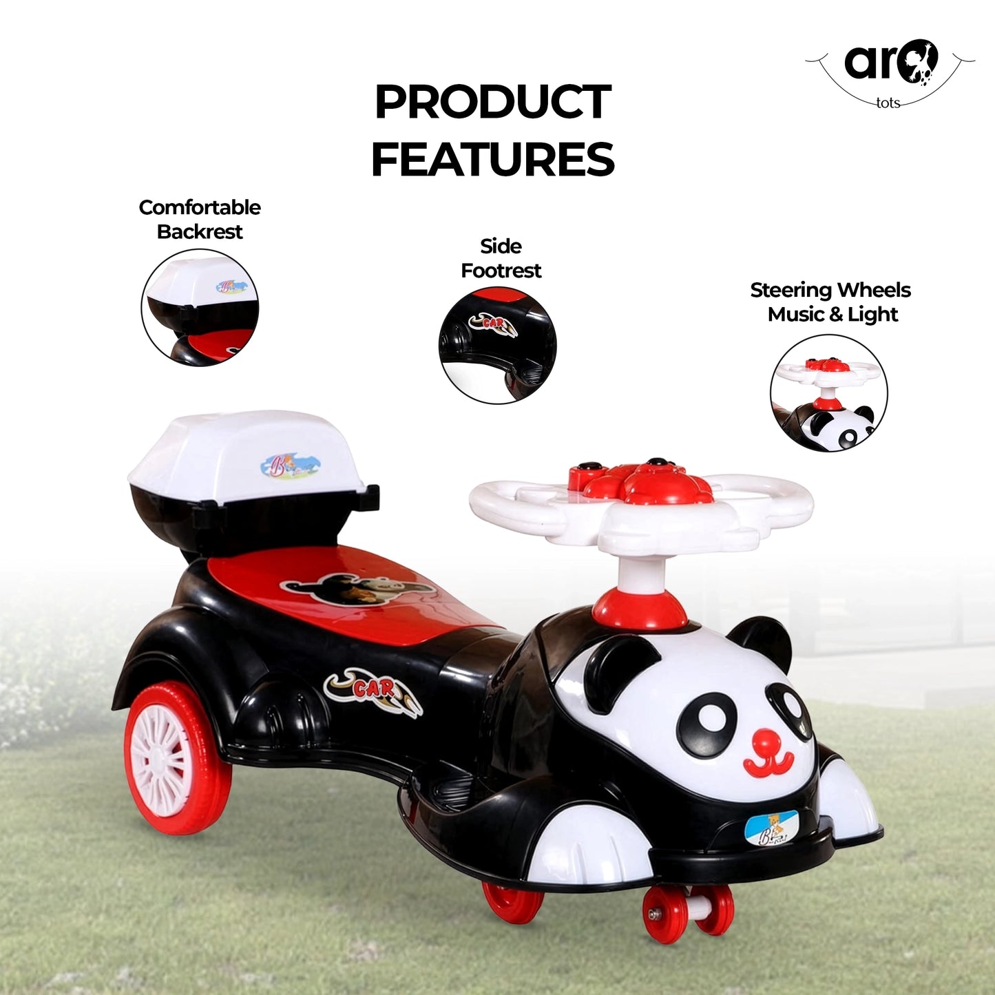 Big Panda Kids Magic Car Ride On Toy by AROTOTS