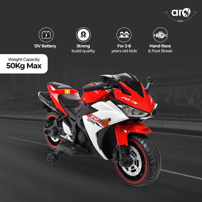 Kids Yamaha R3 UT Style Electric Ride On Bike - AROTOTS