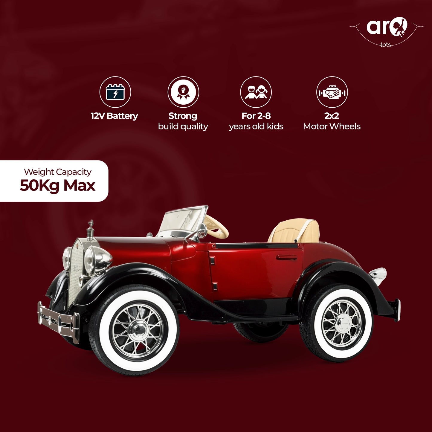 Vintage Classic Toy Car for Kids – AROTOTS