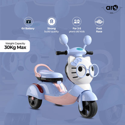 Kids Kitty Electric Scooty for Fun Play - AROTOTS