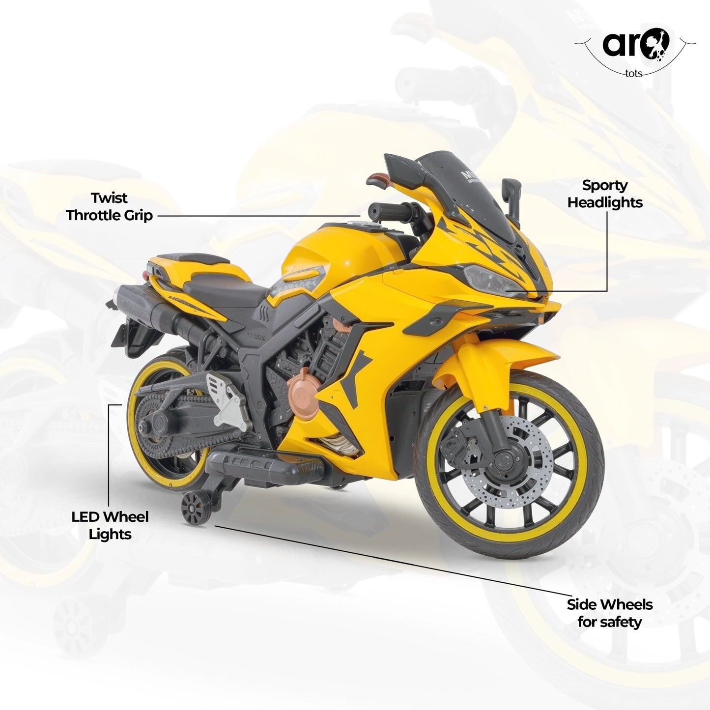 Kids 999 RR Style Electric Ride On Bike - AROTOTS